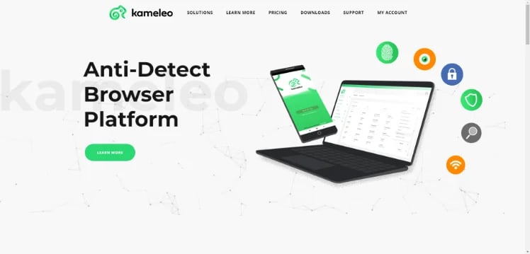 Kameleo – homepage