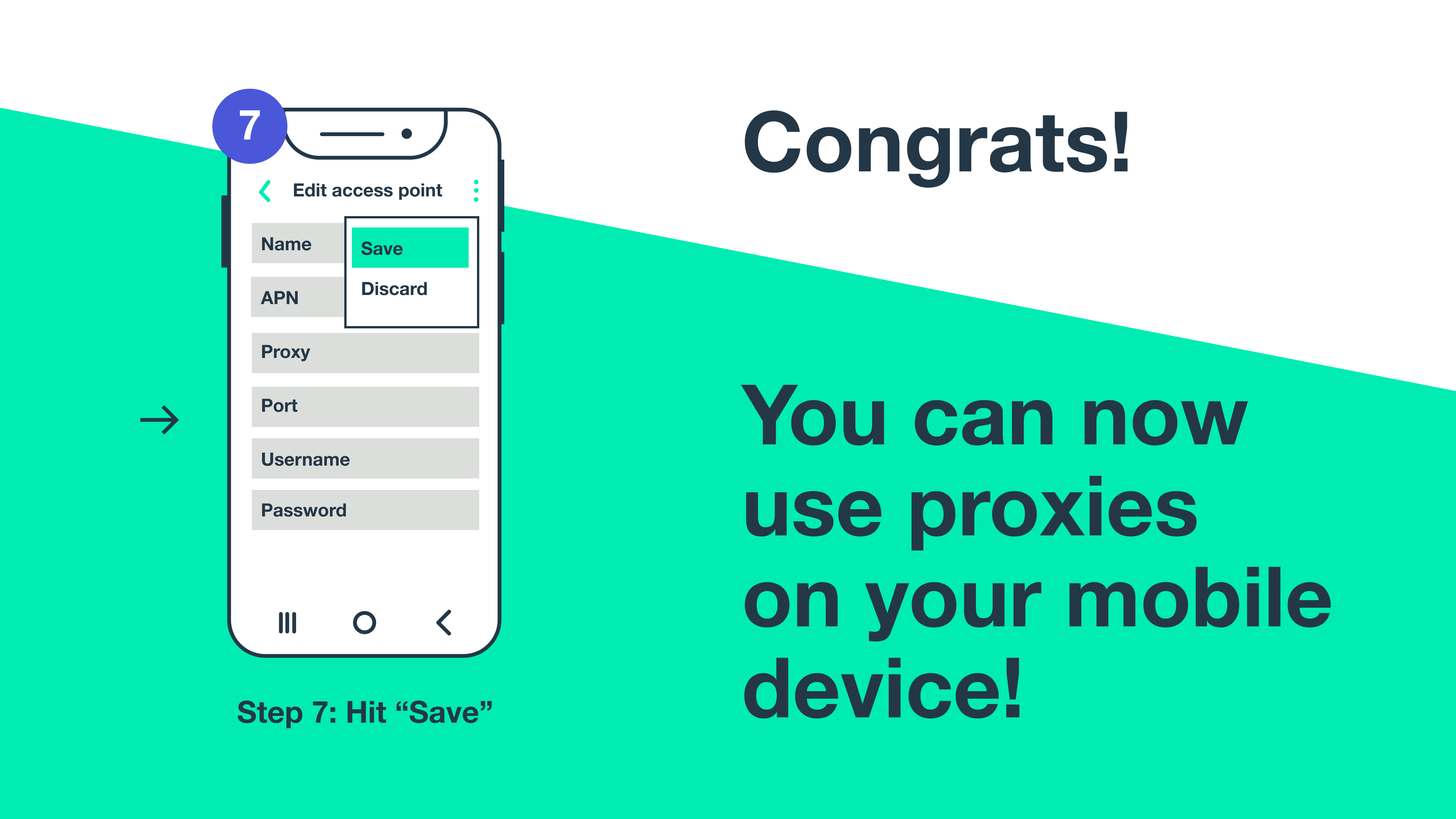 Proxy on Android 5
