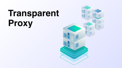 What is a transparent proxy and how does it work?