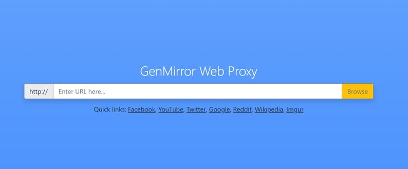 genmirror homepage