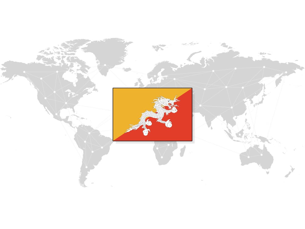 Illustration of world map
