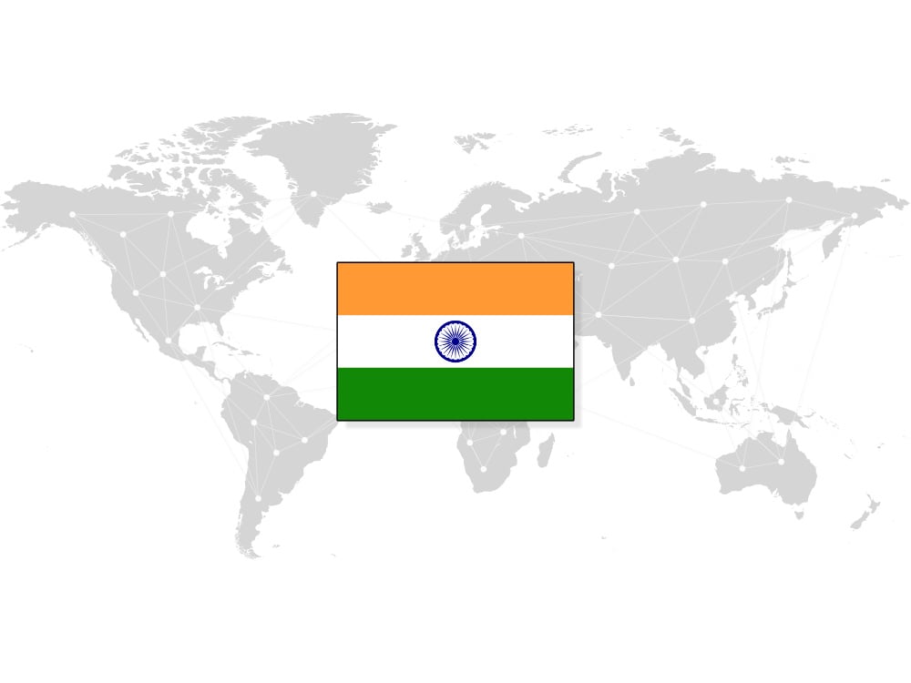 Illustration of world map