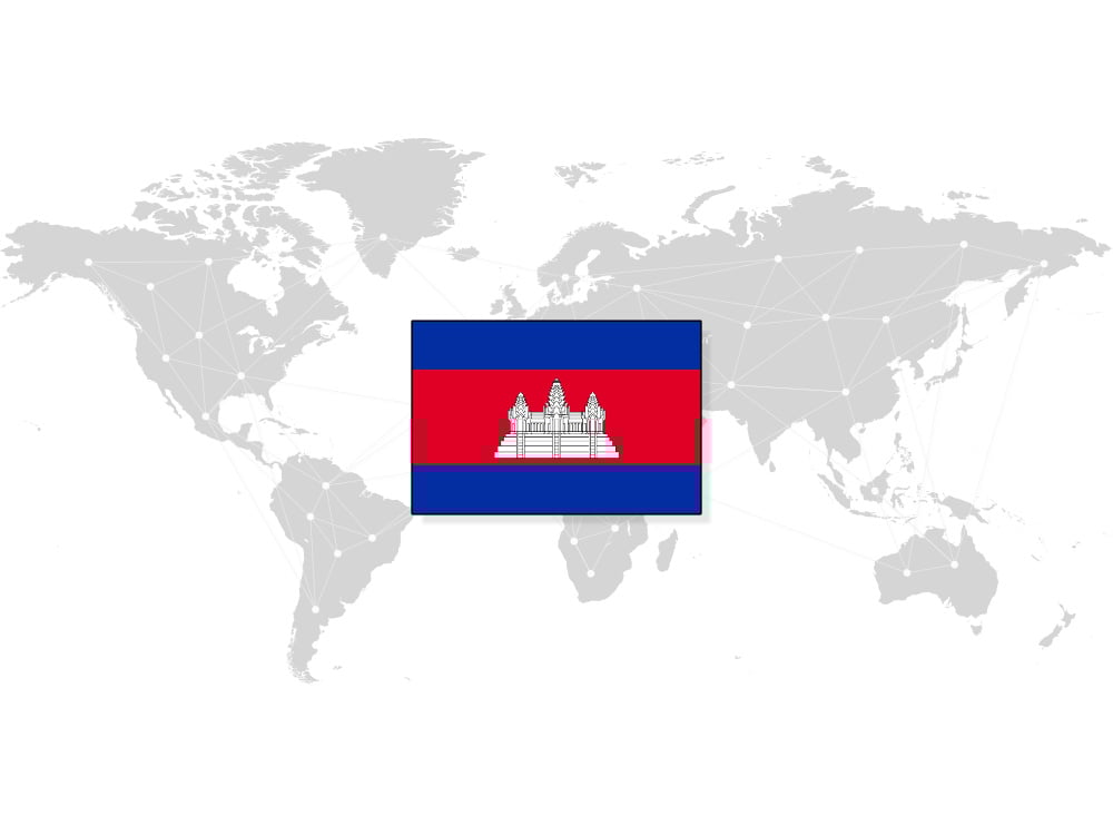 Illustration of world map